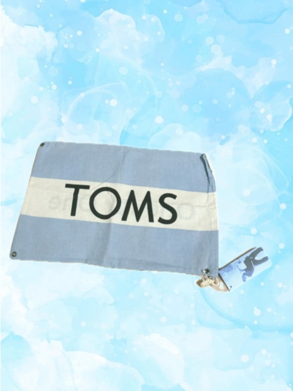 NWT TOMS Canvas Drawstring Bag